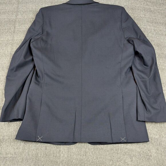 Lands End Men's 42R (39x31) 2 Piece Wool Blend Suit Navy Blue Traditional Fit - Picture 2 of 15